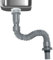 Flexible Waste Pipe, 40mm Sink Waste Pipe with Waste Trap Sink Waste Kit Expandable Drain Pipes for Wash Basin Kitchen Bathroom Sink (Grey)