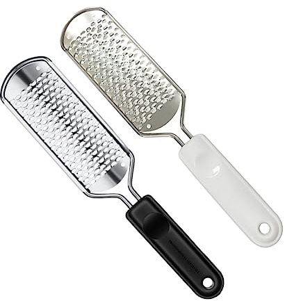 Beavorty 2pezzi Raschietto Per Piedi Superficie Abrasiva Grossa e Fine Strumenti Per Pedicure Pratici Per Rimozione Dei Morta Smerigliatrici Riutilizzabili Per Piedi