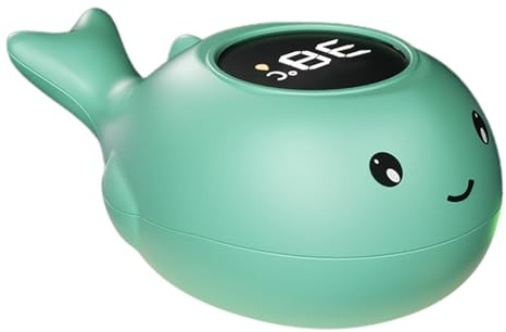 Thermomètre De Bain - Thermomètres À Eau Numériques Pour Bébé | Indicateur Digital De Bain Baleine | Indicateur Digital De Baignoire Pour Bébé | Mesure Précise De La Température Avec Ecran LED