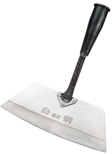 Kisangel Cazzuola Da Giardino in Metallo Resistente Per Diserbo Manuale, Piccola Pala Da Giardinaggio Lama Affilata Per Lavori Pesanti e Scavo Efficiente