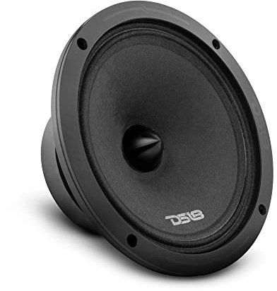 DS18 PRO-ZXI8.4BM 8 Inches Car Audio Mid-Range Loudspeaker with Bullet 700 Watts 4-Ohm (1 Speaker)