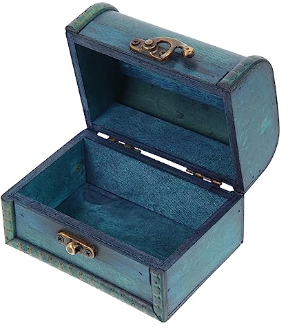 TOPBATHY Retro-schmucketui Aus Holz Tragbare Aufbewahrungsbox Dekorative Schmuck-organizer Für Schmuck Und Kleinigkeiten