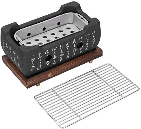 MUNEFE Barbecue Portable, Barbecue Au Charbon De Bois, Four De Table pour Petits Espaces, travellings De Cam, Pique-niques Et Rassemblements en Plein Air