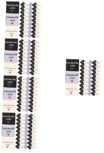 750 Stk Faltbare Etiketten Kleideretiketten Annähen Nähetiketten Etiketten-tags Handgefertigte Dekorative Accessoires Handgemachte Tags Zum Häkeln Stoff Kleidung Zubehör