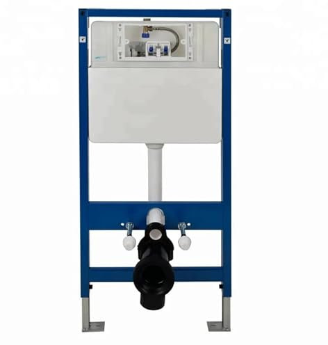 Wall Hung Toilet Rimless Pan 1.12m Concealed Cistern Frame WC Plate Soft Close Seat Options (1120mm Frame Cistern)