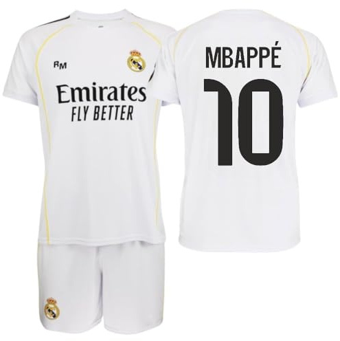 Real Madrid Set per Bambini 1a Equipaggiamento 25-26 Camicia Unisex Bambini