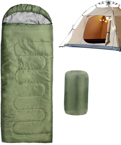 Huxibai Sacos De Dormir para Adultos | Sacos De Dormir Térmicos para Adultos Impermeable para Camping,Impermeable para Viajes Caza Exterior Clima Frio Hombre Mujer Niño
