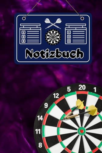 Darts Notizbuch Dart Sport Taschenbuch Dartliga Buch Steeldart Notizheft Turnier Schreibheft Softdart Wurftechnik Training Übungsheft Events ... Autogramme Dartpfeile Fotoalbum 02B36