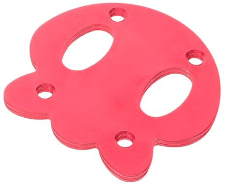 TOGEVAL Lot de 2 Joints en Alliage D'aluminium Rouge pour Skateboard Protections pour Planches de Skateboard Anti-affaissement de Panda Accessoires pour Longboard, Équipement de Skate