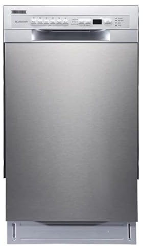 EdgeStar BIDW1802SS 18 Inch Wide 8 Place Setting Built-In Dishwasher