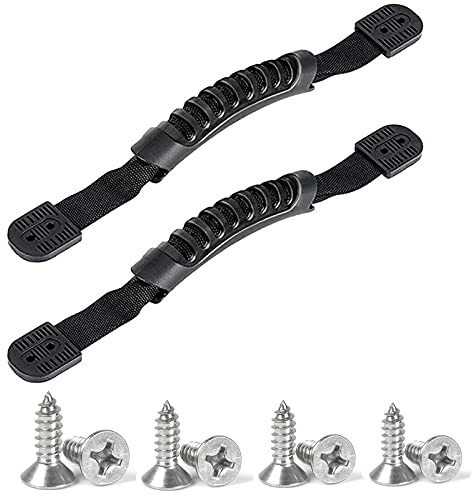 XHBTS - Set di 2 maniglie di ricambio per kayak, canoa o bagagli, con 8 viti