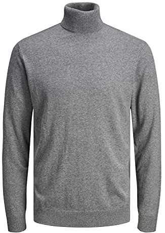 JACK & JONES Male - Jersey de Punto, Gris, XXL