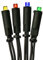 hellum LED-Lichterkette innen, 220V strombetrieben Lichterkette bunt 100er LEDs, beleuchtete Länge 1435m, Kabel grün Wohnzimmer Dekoration Weihnachtsbaum IP20 Stecker für Innen 150339