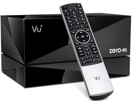 VU+ Zero 4K BT 1x DVB-C/T2 Tuner Linux Ricevitore UHD 2160p – Kit PVR da 1 TB HDD