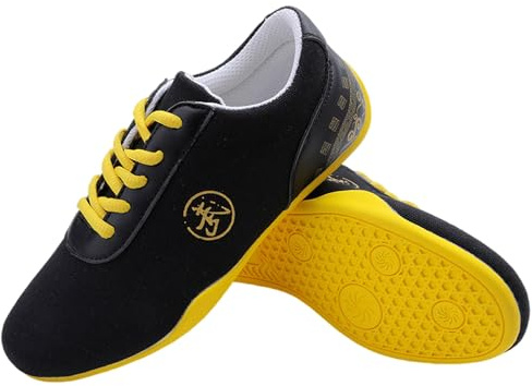 ForceRoute Tai Chi Scarpe,Kung Fu Scarpe,Scarpe Arti Marziali,Scarpe Taekwondo,Scarpe da Karate,Traspirante,Leggere,Uomo Donna,Bambini Adulti,per Boxe,Wing Chun,Qigong,per Esercizi mattutini