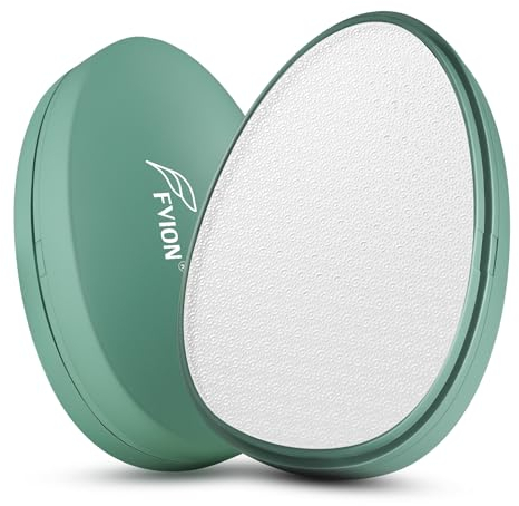 FVION Lima per Piedi in Nano Vetro, Raspa Piedi Professionale per Calli piedi Rimozione, Portatile Lima Piedi Talloni per Eliminare Duroni Pelle Morta, Cura Piedi i Piedi Ruvidi e Secchi (Verde)