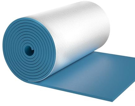 Tapis d'isolant Phonique pour Voiture Isolation Thermique Capot Moteur, Mousse Anti Bruit Auto-adhésifs pour Capot de Voiture, Porte et Coffre de Toit de Moteur(Bleu,100 x 100cm TK 30mm)
