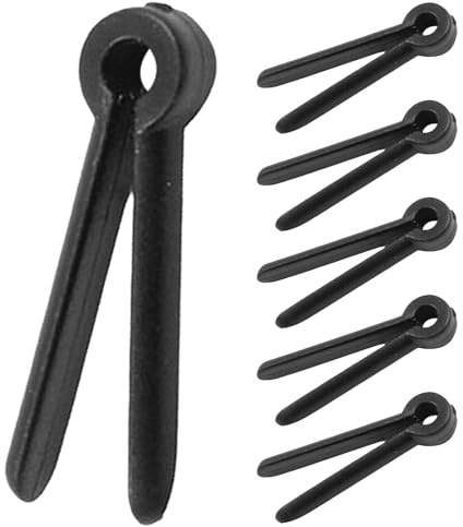 FUNOMOCYA 6 Pezzi Clip per Occhiello da Tiro con Arco in Plastica Supporto per Occhiello su Cordino per Arco Composto Fissaggio Rapido e Resistente per Tiro Bersaglio e Pratica Outdoor