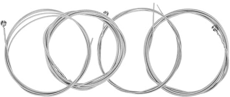Huairdum 4-strängade Elektriska Bassträngar, Stållegering Smidig Antirost, Lätta Bassträngar med 1 Mm 1,4 Mm 2 2,5 Tjocklek, Idealisk för Nybörjare