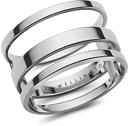 Daniel Wellington Unisex-Edelstahlring Edelstahl 54, Silber 32014600