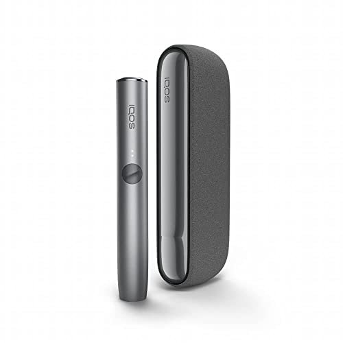 IQOS ILUMA Kit, Pebble Grey- Heat Not Burn Device Alternative to Smoking Heated Tobacco. Device Only -No Heated Tobacco Sticks and No Nicotine included