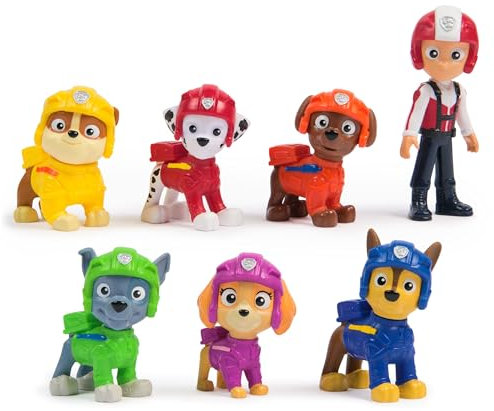 PAW PATROL Air Rescue - Spielfiguren-Geschenkset mit 7 Figuren zum Sammeln, Spielzeug für Kinder ab 3 Jahren