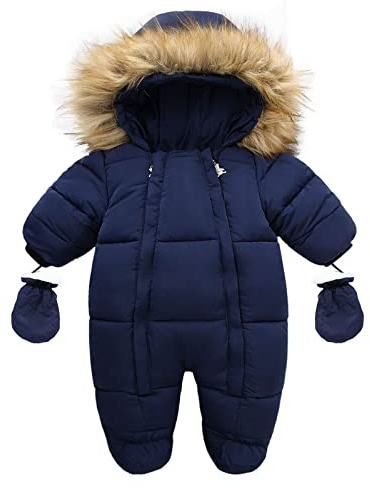 Generisch | 2025 Bébé Garçon Manteaux Hiver Combinaison de Neige Enfant Veste Vêtements Fermeture Éclair Combinaison avec Neige Porter Manteaux Outwear Veste Boue Garçons Doublé