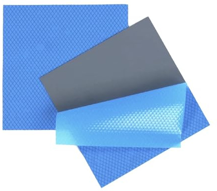 Termokudde i silikon, 22 W, 0,5 mm, 1,0 mm, 2., 3. tjock, 100 x 100, termiska ledarkuddar, GPU, CPU, laptop blad (22 w 100 x 100 x 2,5 mm)
