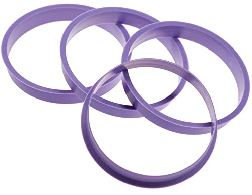 4X Zentrierringe 74,1 x 72,6 mm lila Felgen Ringe Made in Germany