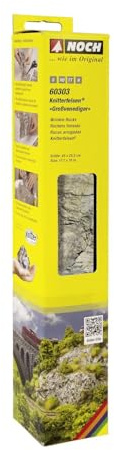 NOCH® Knitterfelsen „Großvenediger“, realistische Felsgestaltung, 45 x 25,5 cm für die Spurweiten H0, TT, N, 0