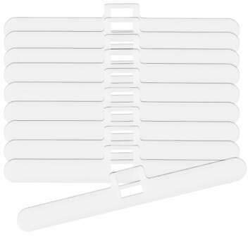 50 Vertical Blind Top Hangers for 89 mm (3.5 Inch) Slats, White,Spare Parts For Repair