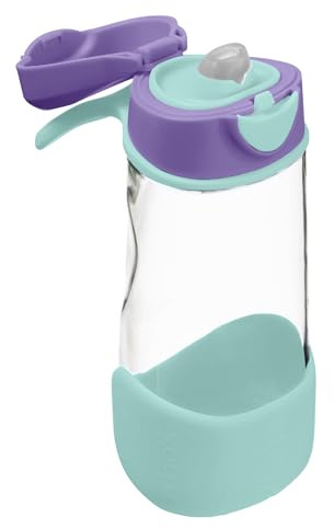 b.box Sport Trinkflasche | Griffige, Auslaufsichere Wasser- und Trinkflasche Kinder | Cooles, Modernes Design | Neigen und Trinken | 450 ml