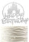 Arthsdite Burg Geburtstag Kuchen Topper, Schloss Thema Geburtstag Party Dekoration, Prinzessin Prinz Happy Birthday Kuchen Dekoration - Silber Glitzer