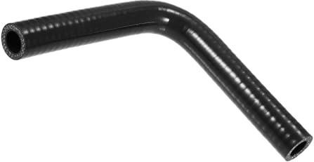 LUXERAD 90 graders 16-22 mm silikonreducerande 4-skikts förstärkt slangkoppling Turbo/Intercooler/Sugningsindustrihydrauliska byxor (16 mm till 22 mm, svart)