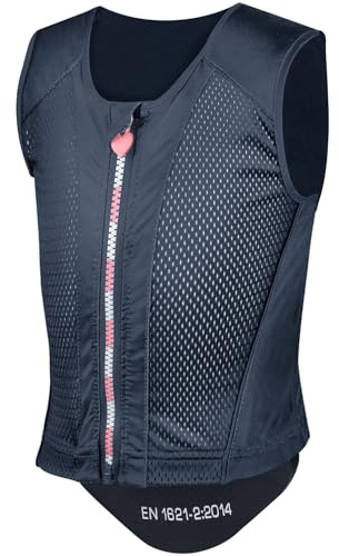 RL24 - Kinder Rückenprotektor P24 Flex Lucky Swing – Protektorenweste aus Hightech-Materialien – Reiter Schutzweste – atmungsaktiv & leicht – Unisex Reitweste in Nachtblau – Gr. XS (Kinder)