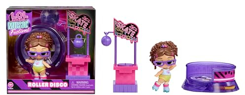 L.O.L. Surprise! Music Festival - Pack de mobilier de Collection avec poupée Exclusive et Accessoires, 4 modèles à Collectionner, dès 4 Ans