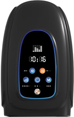 Massaggiatore Mani, Masajeador de Manos Ricaricabile da 2500 mAh con 3 Modalità di Massaggio 5 Livelli di Intensità e 3 Impostazioni del Timer Massaggiatore con Touchscreen per il Sollievo Muscolare