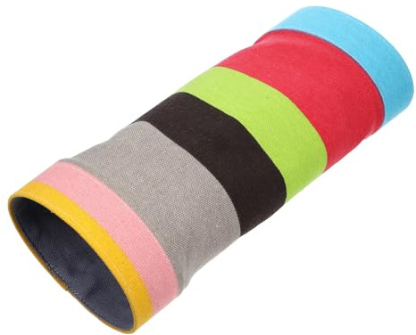 Toddmomy Tunnel pour Petits Animaux Accessoires et Jouet en Toile Résistante, Compact et Coloré, Taille Petite, Refuge et Aire de Jeu pour Hamsters, Souris, Gerbilles et Reptiles