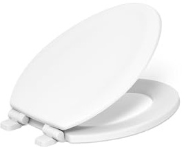 KOHLER 20466-0 Stonewood Toilet seat, White, Elongated