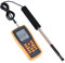 GM8903 Anémomètre LCD Numérique Portable, Jauge de Température du Vent à Fil Chaud pour Activités de Plein Air Telles que Modèles Réduits d'Aéronefs, Voile, Surf, Glissement à la Main, Tir