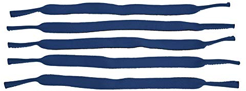 Keenso Brillenband, elastisch, 5 Stück, Brillenhalter, Brillenband, Unisex, aus Neopren, Brille, Strap, Kordel, für Klettern, Wandern, Reiten (dunkelblau)