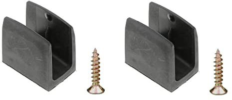 cyclingcolors 2x supporto per manovella tapparelle con vite plastica nero finestre persiana biella