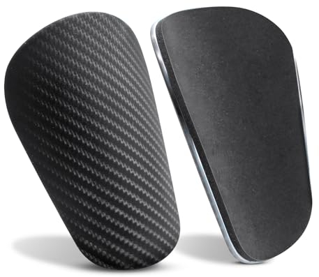 Piuluvor® Fußball Schienbeinschoner Klein Shin Pads Mini Schienbeinschoner Superleicht 40g Extra Klein 10 × 6,3cm Fußball Schoner für Herren, Damen, Kinder