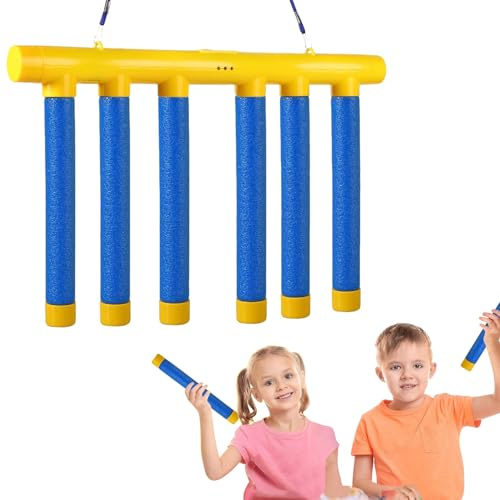 Catching Sticks Game, Drop Sticks Game Training Toys, Drop It Catch It Win It Reaction Games, Hand-Eye Coordination Falling Stick Catching Games Gift for Kids Adults Birthday Christmas (Blue)