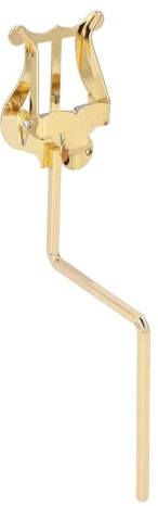 Soporte Partituras Saxofón Alto Tenor Lyre Dorado Clip Abrazadera Portátil Práctica Música Presentaciones Elegante Estable Fácil Usar