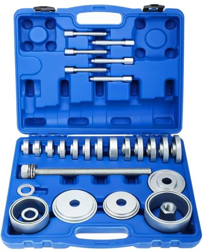 BOOMSTART Outils de roulement de roue, 31 pièces, extracteur de moyeu, kit de montage, outil de roulement de roue