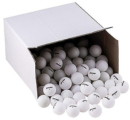 Champion Sports 1 Star Table Tennis Ball Bulk Pack – White Ping Pong Balls, 144 Count, with 40mm Seamless Design – Recreation Table Tennis Equipment, Accessories