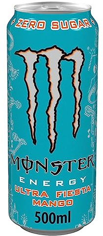 Monster Ultra Fiesta Mango Energy Drink WIGIG 500ml (Q)