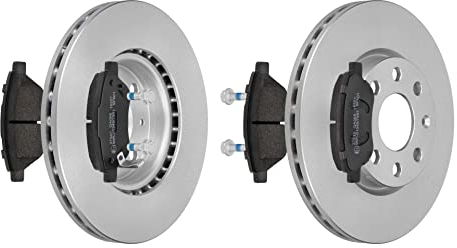 f.becker_line Bremsensatz Bremsscheiben Ø257MM + Bremsbeläge Vorne - kompatibel mit CORSA D ADAM - Bremsen Set Bremsenset Bremsanlage