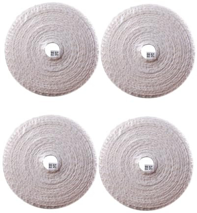 SHOWERORO 4rollen Fleischnetze Für Rollbraten Und Schinken Aus Hochwertigem Baumwollfaden Zum Räuchern Verpacken Und Lagern Von Fleisch Für Küche Und Gastronomie